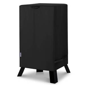 lot 48190 image: SunPatio 40 inch Electric Smoker Cover Compatible for Masterbuilt Smoker, Heavy Duty Waterproof Outdoor Smoker Grill Cover, 28 W x 22 D x 39 H, Black