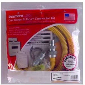 lot 18332 image: 48 Universal Gasline Hookup Kit RangeDryer (4 Pack)