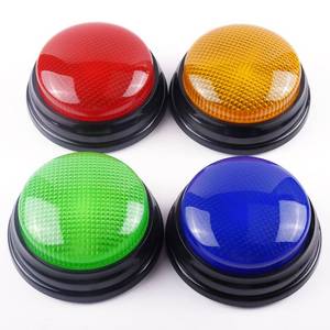 lot 18363 image: BEAN LIEVE 4-Pack Game Buzzers - Family feud Buzzer with Lights and Sounds, Answer Buzzers for Classroom, Quizzes Party, Buzzer for Game Show for Kids, Adults and Teacher Supplies