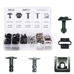 lot 18372 image: ANTS PART 60Pcs Engine Undertray Cover Clips Bottom Metal Screw Bolt Kit for Audi VW