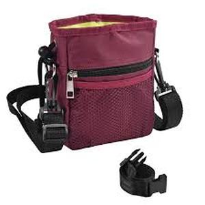 lot 18272 image: AOKLANT Dog Treat Pouch,Dog Training Pouch Bag with Waist Shoulder Strap,3 Ways to Wear,Easily Carries Pet Toys,Kibble, Treats,Personal Effects