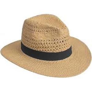 lot 18358 image: Womens Men��S Hand Woven Straw Hat Outdoor Sun Hat Cool Breathable Jazz Cap For Casual Outdoor Holiday Wear