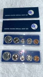 lot 8 image: 2 sets of 1967 US Special Mint Sets