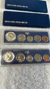 lot 11 image: 2 sets of 1966 US Special Mint Set Collection