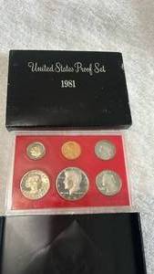 lot 12 image: 1981 United States Proof Set