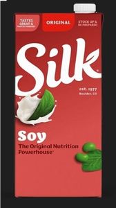 lot 4859 image: 4 pk Silk Original Soy Milk 32 Oz Cartons