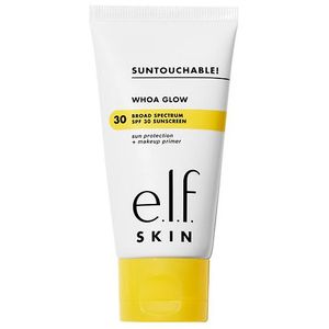 lot 4888 image: e.l.f. SKIN Suntouchable Whoa Glow Sunscreen & Primer - Sunbeam - SPF 30 - 1.69 fl oz