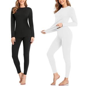 lot 4915 image: SIMIYA 2 Pack Thermal Underwear for Women Long Johns Winter Warm Fleece Lined Base Layer Set Cold Weather Top and Bottom, Medium