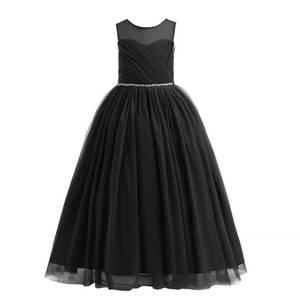 lot 4956 image: Glamulice Black Girls Formal Dresses Flower Girl Funeral Vintage Evening Pageant Gowns Tulle Junior Bridesmaid Wedding Birthday Holiday Party Dress 910 Kids Daddy Daughter Dance Ball Gown