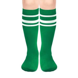 lot 2072 image: Green Toddler Soccer Socks Boys Toddler Crazy Sock for Kids St Patricks Day Socks Green Sock Kids Football Accessories - Retail $6