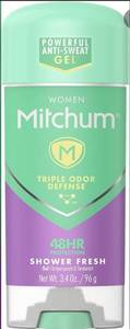 lot 2113 image: Mitchum Womens Shower Fresh Gel Antiperspirant