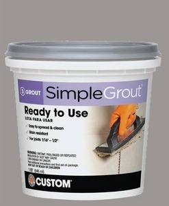 lot 2149 image: Custom Building Products Qt Dl Gray Premix Grout PMG165QT&nbsp