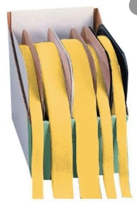 lot 2161 image: Rolyan Non-Adhesive Loop Straps for Splinting Yellow, 1 Roll of 1 x 10yd  - Retail $12