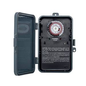lot 2181 image: NSi Industries TORK TU40 IndoorOutdoor 40-Amp Universal Multi-Volt Electromechanical Appliance Timer - 24-Hour Programming - Multiple OnOff Settings - 120-277-Volt, Retail $74