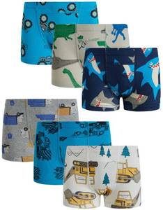 lot 2186 image: Boboking Toddler Boys Trainer Underwear Little Kids Boy Boxer Briefs 6T - Retail $28