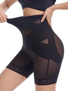 lot 2192 image: Dulchany Shapewear Tummy Control for Women Body Shaper Shorts High Waisted Butt Lifting Panties Girdle Underwear Black Large  - Retail $16