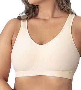lot 2207 image: SHAPERMINT Wireless Bras for Women No Underwire Small to Plus Size Bralettes with Support and Natural Lift, 4X - Retail $22