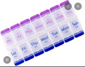 lot 3010 image: Weekly AMPM Pill Organizer&nbsp