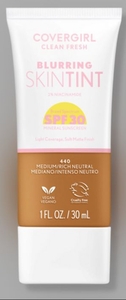 lot 3011 image: Covergirl Clean Fresh Blurring Skin Tint - 440 MediumRich Neutral - Retail $11