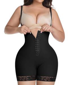 lot 3019 image: MemoryFlower Fajas Colombianas Moldeadoras Bodysuit Shapewear for Women Tummy Control Body Shaper Black XL&nbsp