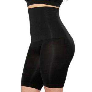 lot 3140 image: SHAPERMINT Shapewear for Women - High-Waisted Shapewear Tummy Control Shorts, Thigh Slimmer, Underwear for Women Black ML - Retail $29