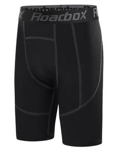 lot 3143 image: Roadbox Youth Boys Compression Shorts - Performance Athletic Base Layers Spandex Compression Underwear Sports Shorts Medium  - Retail $10