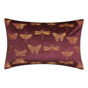 lot 3163 image: Edie Home Butterflies Moths Decorative Throw Pillow, 13 x 20 - Retail $191