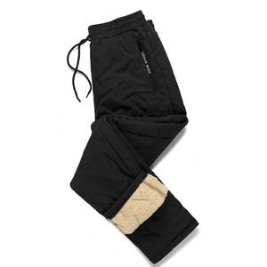 lot 3186 image: LBL Leading the Better Life Mens Winter Fleece Pants Sherpa Lined Sweatpants Active Running Jogger Pant Black S - Retail $33