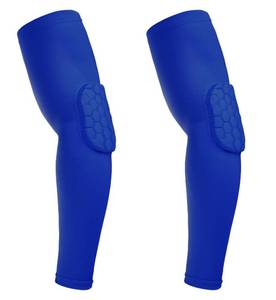 lot 3287 image: SUJAYU 2 Pack Elbow Compression Sleeve Padded Elbow Sleeve, Basketball Arm sleeve Baseball Arm Sleeve Football Arm Sleeve, Volleyball Elbow Pads Volleyball Arm Sleeves Youth Girls &amp Boys (Blue, S)&nbsp