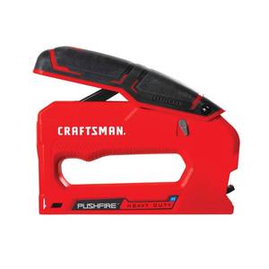 lot 3312 image: CRAFTSMAN Heavy Duty Reverse Squeeze Stapler (CMHT82643) - Retail $10