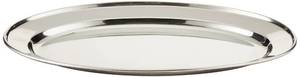 lot 3313 image: Winco OPL-14 Stainless Steel Oval Platter, 13.63-Inch by 8.75-Inch - Retail $12