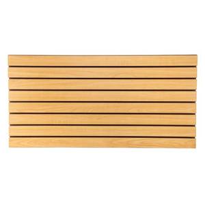 lot 3331 image: SSWBasics 4 ft x 2 ft Horizontal Maple Slatwall Easy Organizer Panels (24 H x 48 L) - Pack of 2 - Perfect for Retail Store, Garage Wall, and Craft Storage Organization - Retail $127