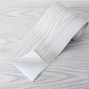 lot 3385 image: Art3d 15 Sq.ft Peel and Stick Floor Tiles, 10Pcs Luxury Vinyl Plank Flooring Wood Look, 36 6 Adhesive and Waterproof Tile Sticker for Bedroom, Living Room, Kitchen, Light Gray - Retail $15