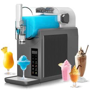 lot 1507 image: Kourice Slushie Machine No Ice Needed Slushy Machine 92oz Capacity Margarita Machine with 6 Preset Programs LED Display Self-Clean Frozen Drink Maker for Slush Margaritas Smoothie Frapps Milk Shakes - Retail $200