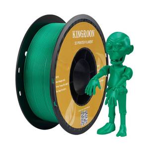 lot 1515 image: Kingroon PETG 3D Printer Filament, Dimensional Accuracy - 0.03 mm, 1 kg Spool 2.2lbs 1.75 mm, Green&nbsp