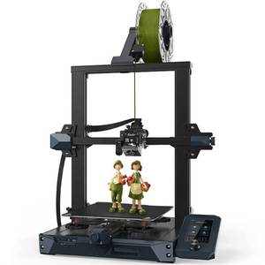 lot 1517 image: Official Creality Ender 3 S1 3D Printer with Direct Drive Extruder CR Touch Auto Leveling High Precision Double Z-axis Screw Silent Board Printing Size 8.6X8.6X10.6in - Retail $231.00