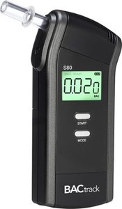 lot 1530 image: BACtrack - S80 Professional Breathalyzer - Black - Retail $130