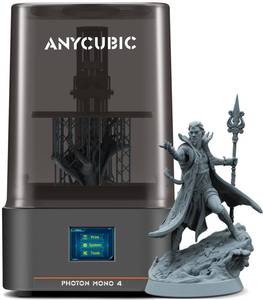 lot 1534 image: ANYCUBIC 10K Resin 3D Printer, Photon Mono 4 LCD 3D Printer with 7-inch Mono Screen, Upgraded LighTurbo Matrix and Printing Platform, Printing Size of 6.04in x 3.42in x 6.49in Retail $199.99 FACTORY SEALED