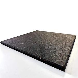 lot 1536 image: Goodhoily Anti-Vibration Pad 24 x 24,35 Heavy Duty Thick- Rubber Vibration Pad -Sound Absorbing Mat- for Dryers, Fitness Equipmen,Audio Equipment(Square) Black - Retail $48