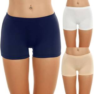 lot 3405 image: Ekouaer Boyshort Panties Womens Soft Underwear Briefs Invisible Hipster 3 Pack Seamless Boxer Brief Panties, Large - Retail $24