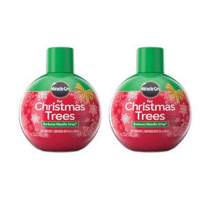 lot 3502 image: Miracle-Gro for Christmas Trees Plant Food, Hydrates Trees and Keeps Christmas Trees Green All Holiday Season, 2-Pack - Retail $17