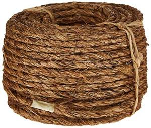 lot 3529 image: T.W Evans Cordage 26-011 14-Inch by 100-Feet 5 Star Manila Rope - Retail $12