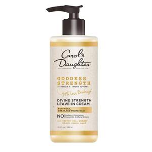 lot 3647 image: Carols Daughter Goddess Strength Leave In Conditioner Cream, 10 Fl Oz - Strengthening and Moisturizing for Wavy, Curly Hair - Retail $10