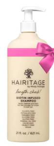 lot 3648 image: Hairitage Biotin  Castor Oil Shampoo- Volume  Moisture - Sulfate Free  Color Safe - Women  Men Hydrating Repair Shampoo  - Retail $23