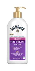 lot 3688 image: Gold Bond Age Renew Crepe Corrector Body Lotion, Replenishing & Smoothing Formula, Crepe Corrector Body Lotion, 14 oz - Retail $17