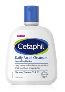 lot 3693 image: Cetaphil Face Wash, Daily Facial Cleanser for Sensitive, Combination to Oily Skin, 4 Oz, Gentle Foaming, Soap Free, Hypoallergenic - Retail $15