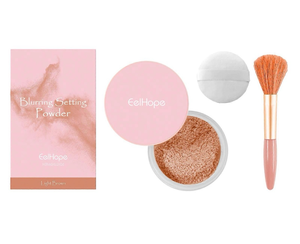lot 4746 image: Blurring Setting Powder with Brush. Orange - Retail $0