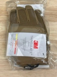 lot 7168 image: Coyote Brown Cold Weather High Dexterity Gloves Large