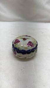 lot 465 image: Hand Painted Porcelain Bowl with Floral Design