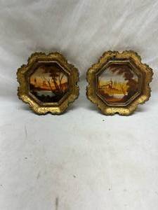 lot 474 image: Mid-Century Decorative Wall Plaques Set